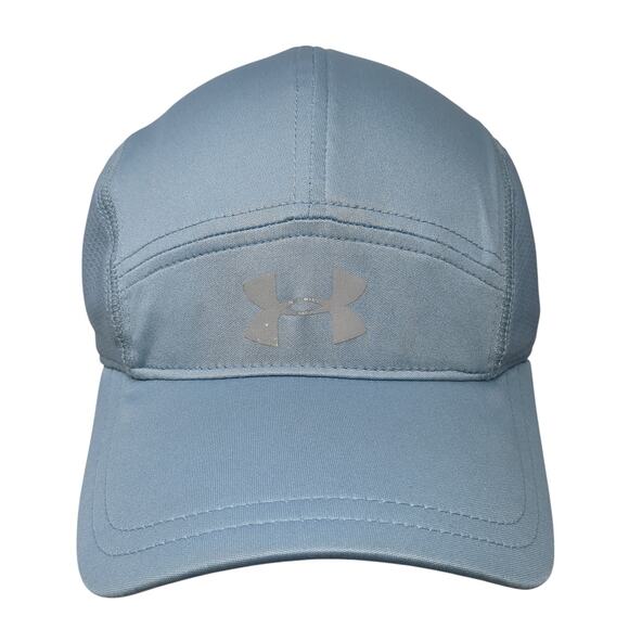 Under Armour Strapback 5 Panel Cap Blue OS Adjustable Lightweight Polyester - Picture 1 of 10